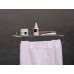 Держатель для полотенца прозрачный 60х375х110 мм из оргстекла акрила фото