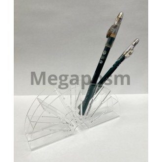 Подставка под карандаши в форме веера на 6 видов ПК 14062 из оргстекла акрила фото